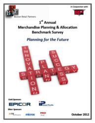 1st Annual Merchandise Planning and Allocation Benchmark Survey